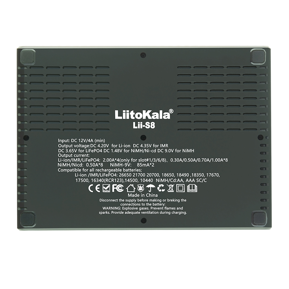 LiitoKala Lii-S8 Charger-LiitoKala Charger-LiitoKala Power LiitoKala Lii-S8 Charger-LiitoKala Charger-LiitoKala Power